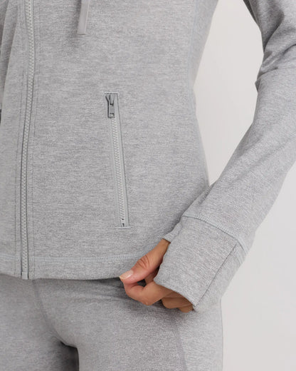 Ultra-Soft Slim Fit Hooded Jacket - US 7185