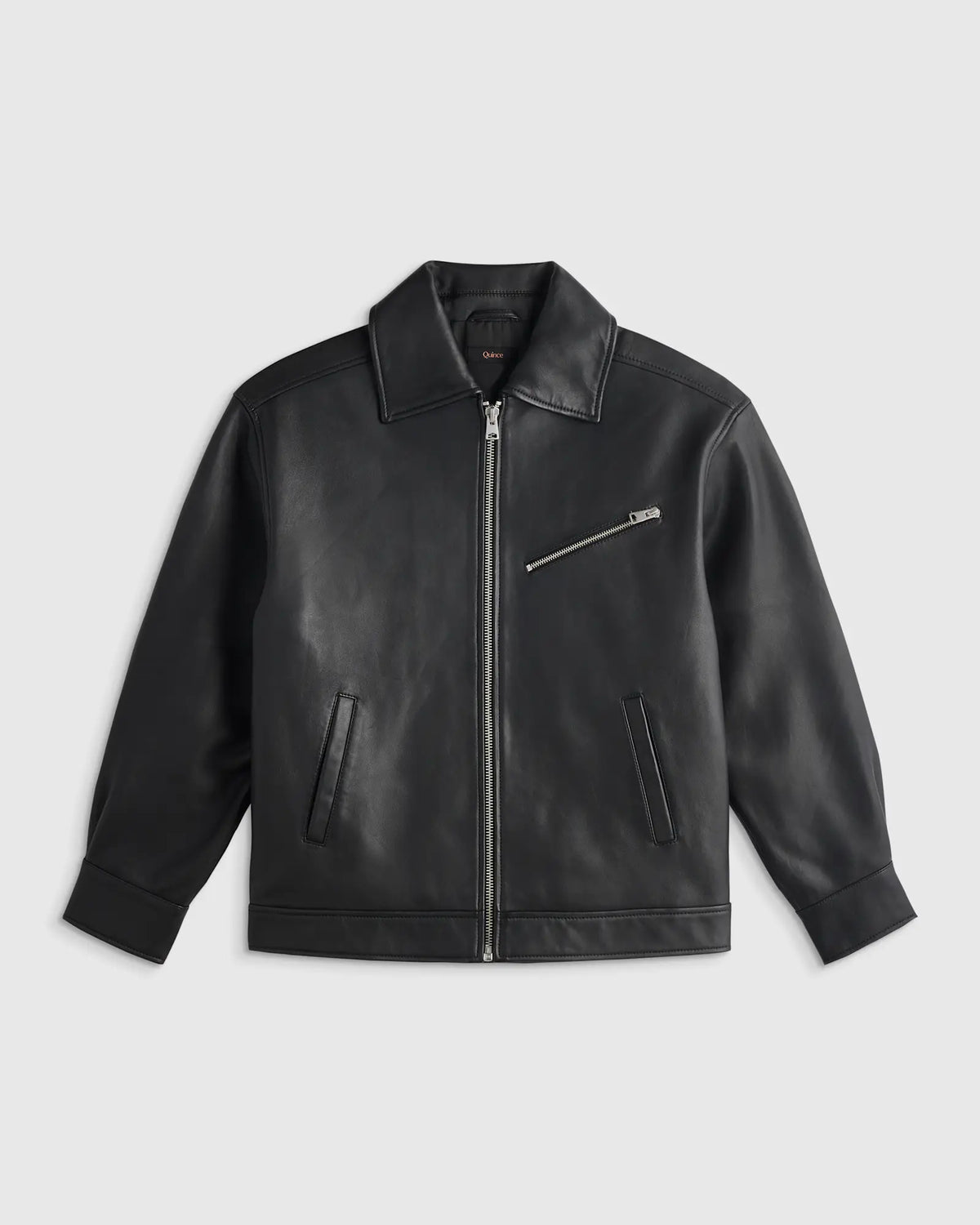 100% Leather Oversized Bomber Jacket - US 0756