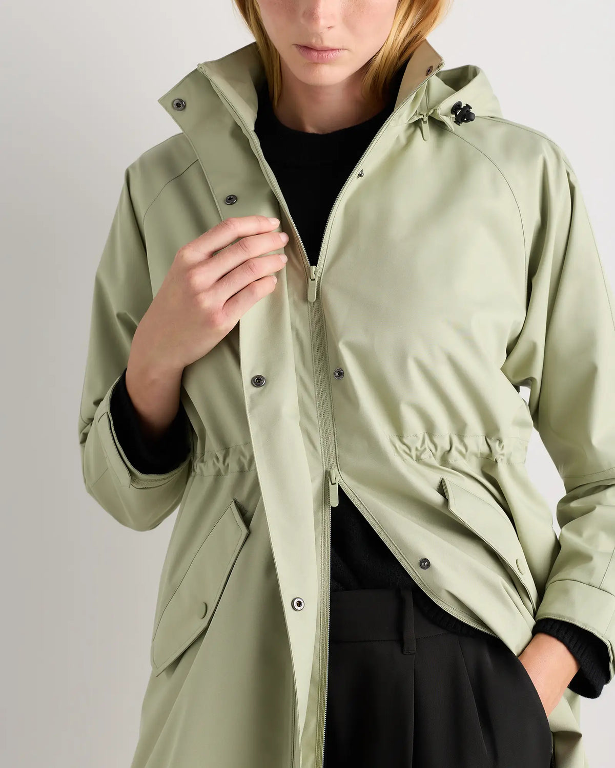 Weather Proof Rain Trench Coat - US 7987
