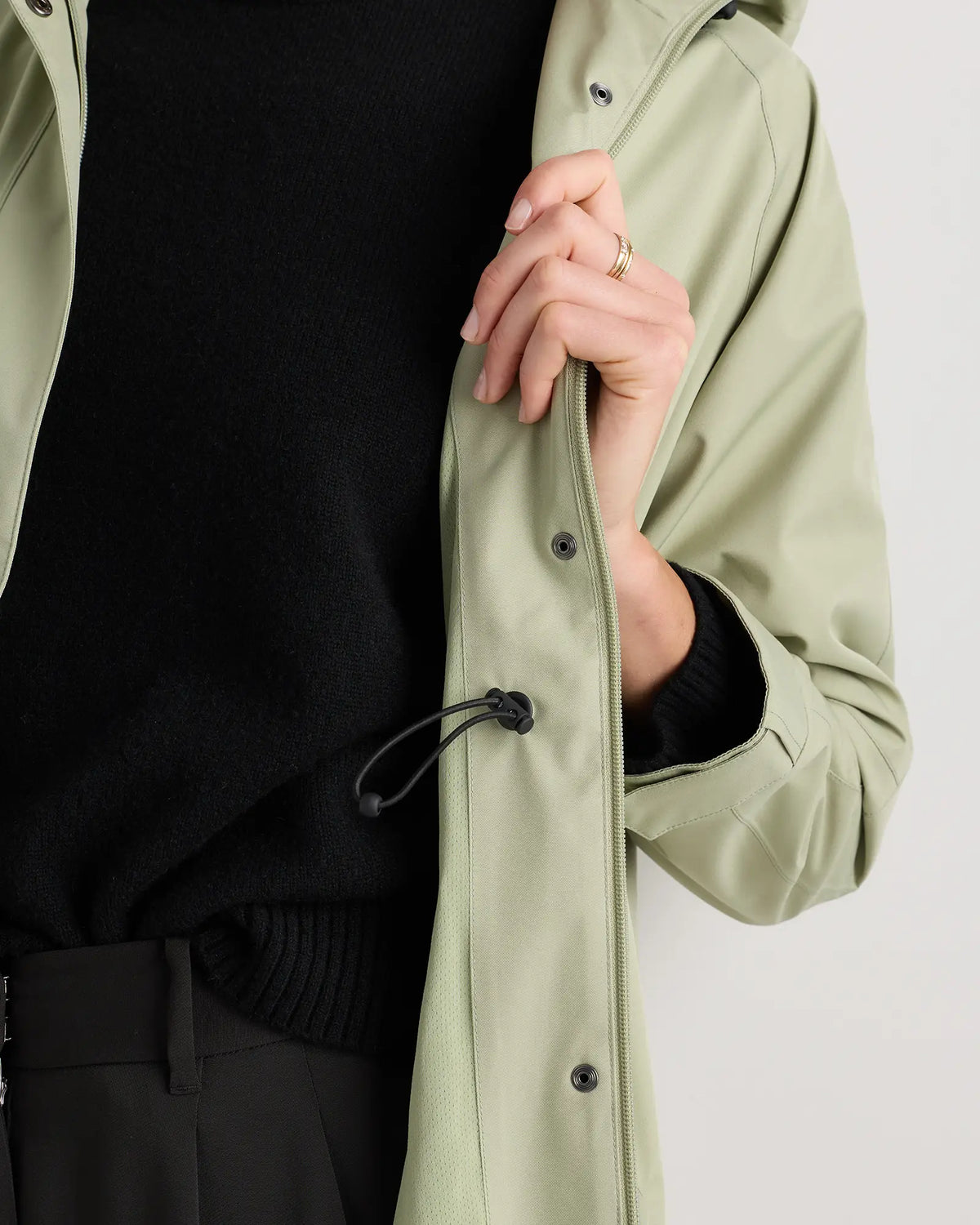 Weather Proof Rain Trench Coat - US 7987