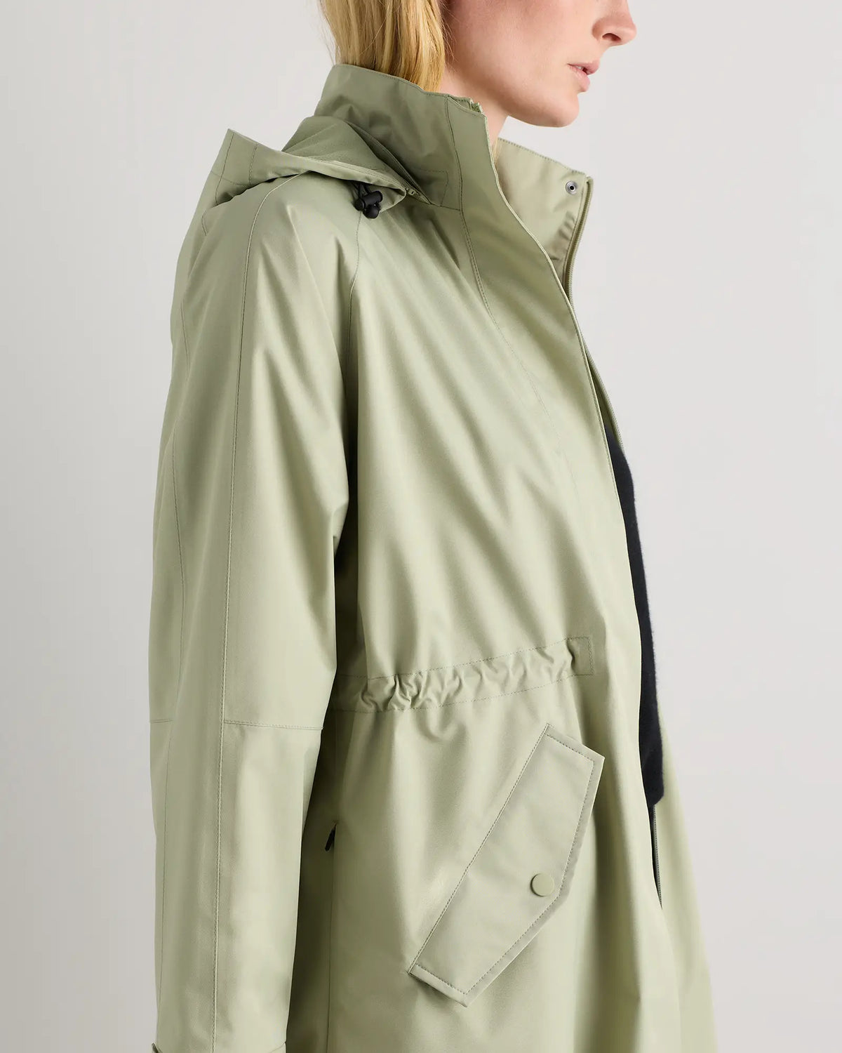 Weather Proof Rain Trench Coat - US 7987