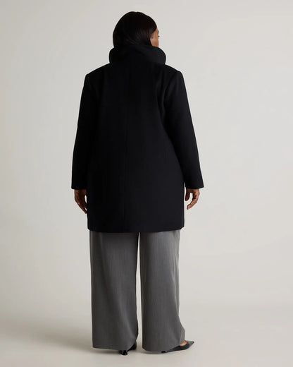Italian Wool Cocoon Coat - US 1133
