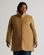 Italian Wool Cocoon Coat - US 0884