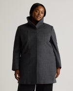 Italian Wool Cocoon Coat - US 0528