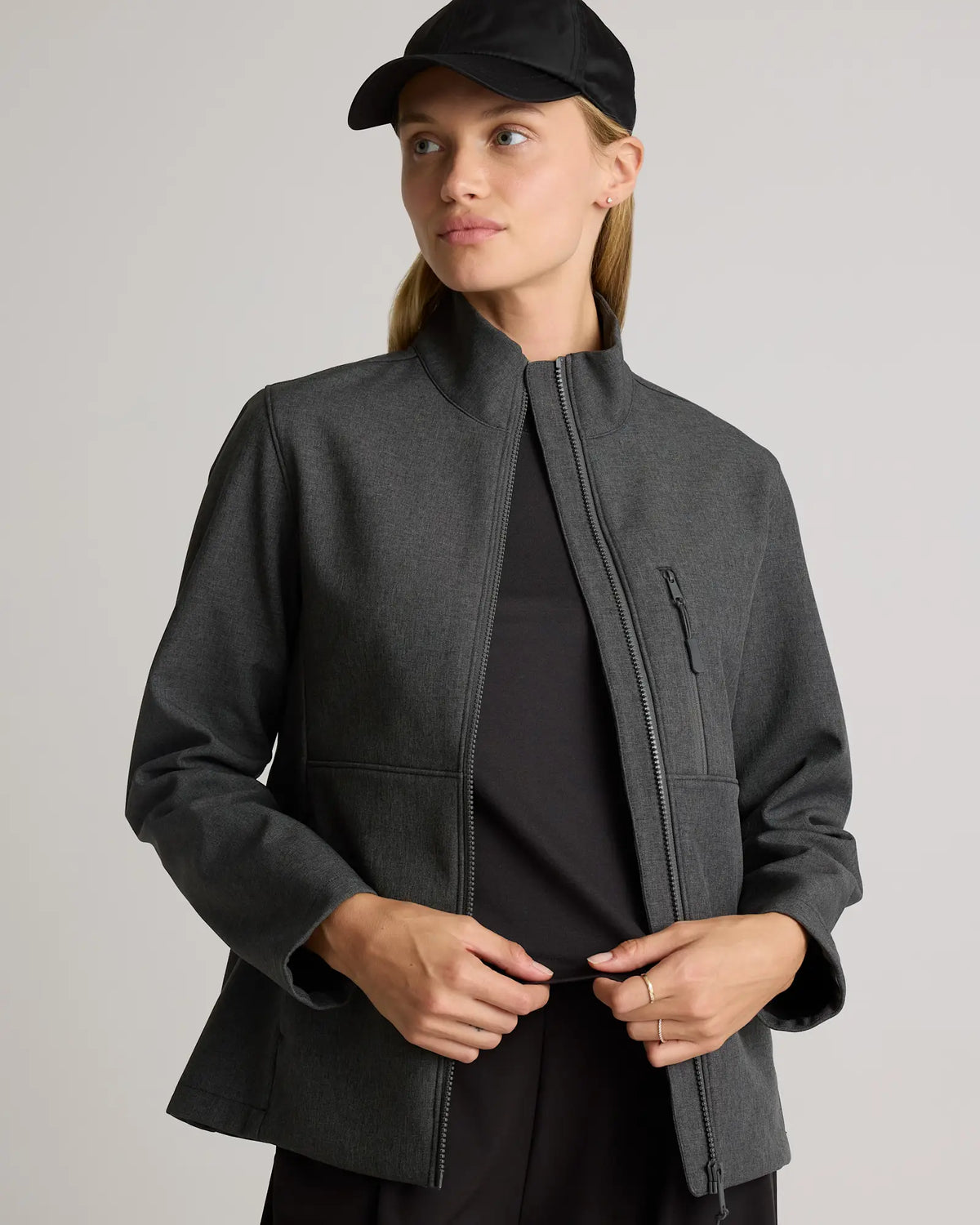Softshell Fleece-Lined Full-Zip Jacket - US 0901