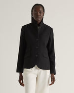 Italian Wool Stand Collar Blazer - US 9317
