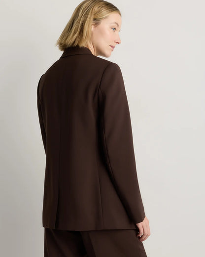 Stretch Crepe Relaxed Double-Breasted Blazer - US 5422
