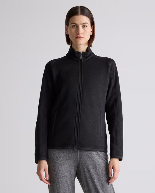 Sweater-Knit Fleece Full-Zip Jacket - US 9959