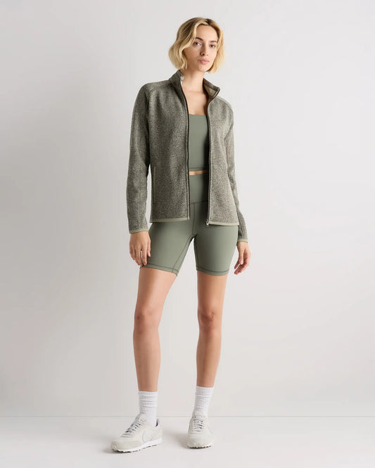 Sweater-Knit Fleece Full-Zip Jacket - US 5125