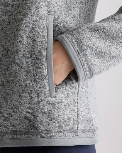 Sweater-Knit Fleece Full-Zip Jacket - US 6150