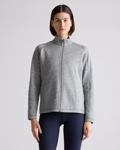 Sweater-Knit Fleece Full-Zip Jacket - US 6150