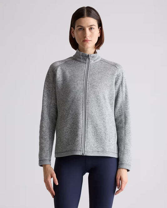 Sweater-Knit Fleece Full-Zip Jacket - US 6150