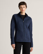 Sweater-Knit Fleece Full-Zip Jacket - US 9414