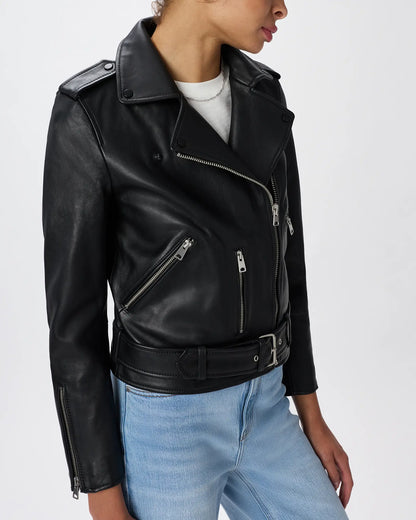 100% Leather Motorcycle Jacket - US 6479