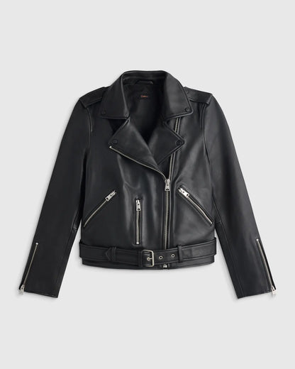 100% Leather Motorcycle Jacket - US 6479