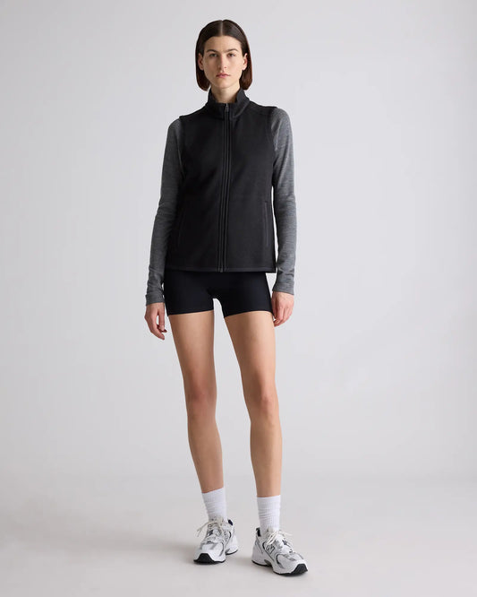 Sweater-Knit Fleece Full-Zip Vest - US 0322