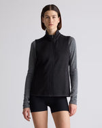 Sweater-Knit Fleece Full-Zip Vest - US 0322