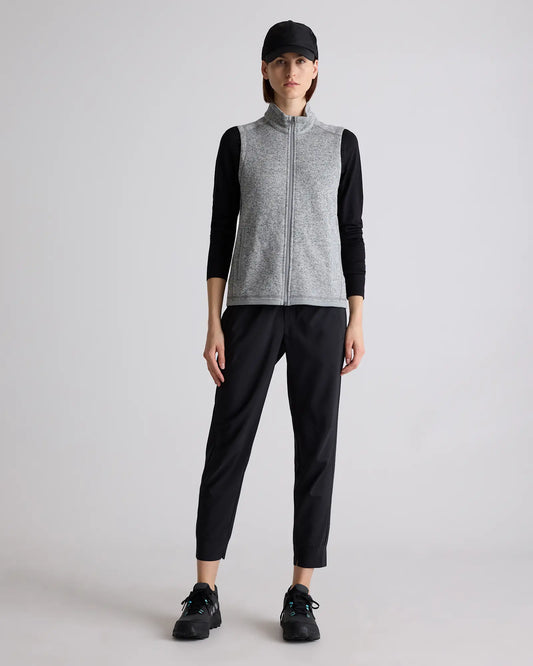 Sweater-Knit Fleece Full-Zip Vest - US 2615