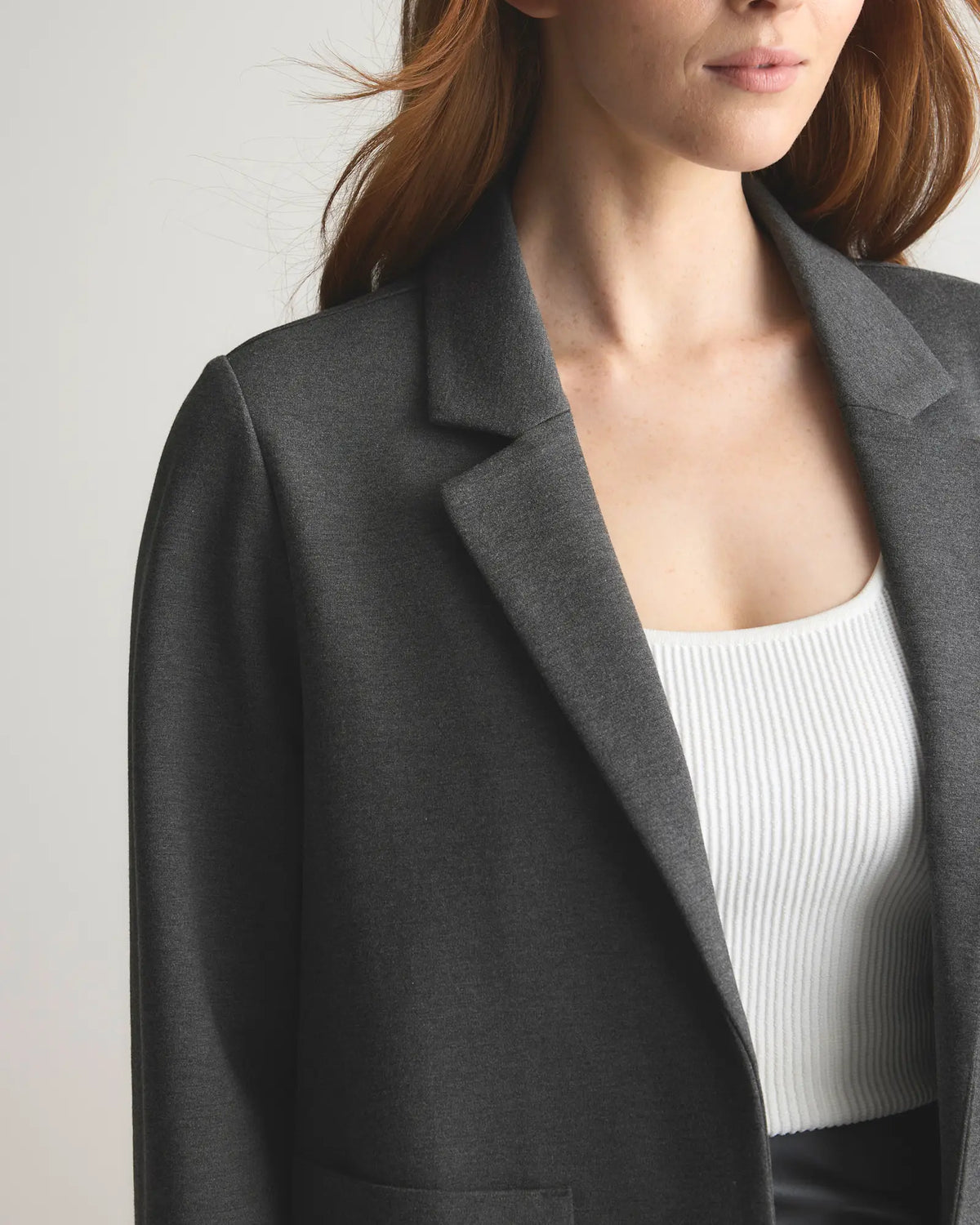 Ultra-Stretch Ponte Open Blazer - US 2988