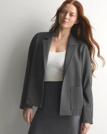 Ultra-Stretch Ponte Open Blazer - US 2988