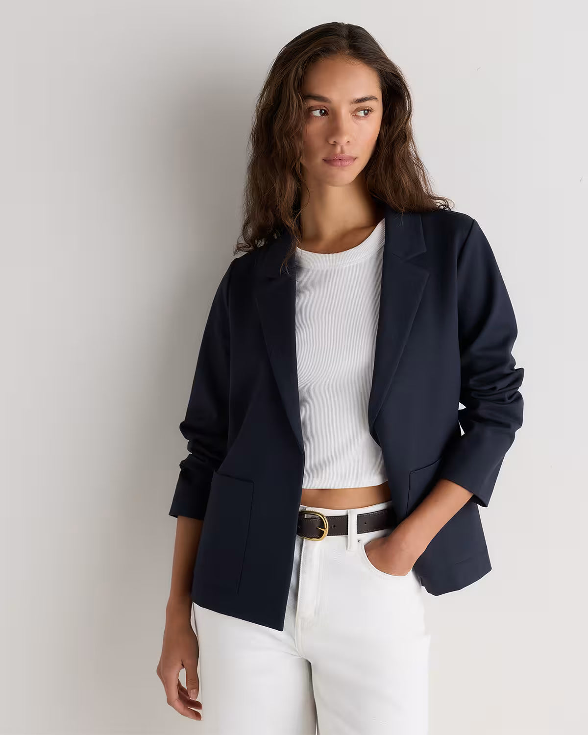 Ultra-Stretch Ponte Open Blazer - US 1986