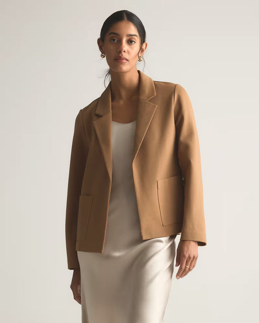 Ultra-Stretch Ponte Open Blazer - US 6550