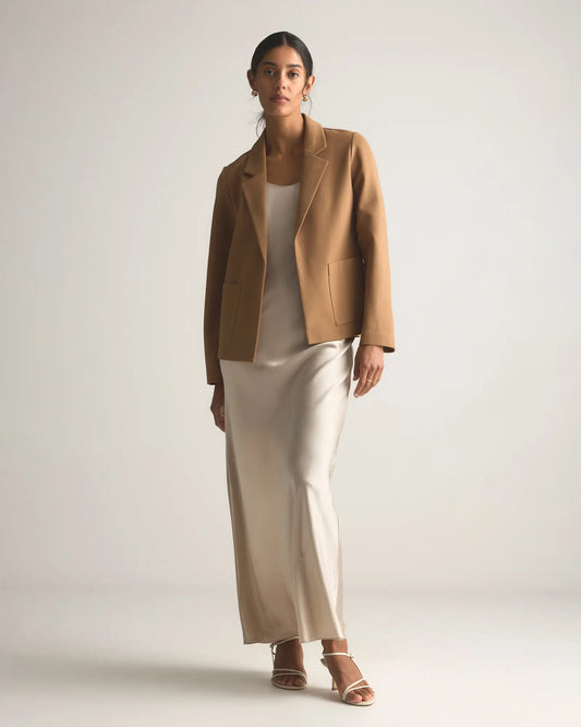 Ultra-Stretch Ponte Open Blazer - US 6550