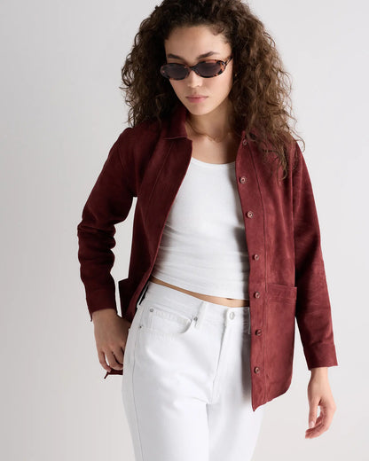 100% Suede Chore Jacket - US 9324