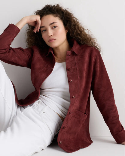 100% Suede Chore Jacket - US 9324
