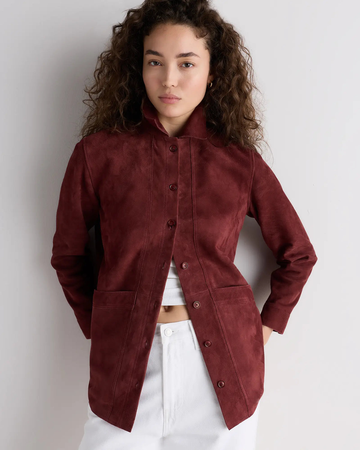 100% Suede Chore Jacket - US 9324