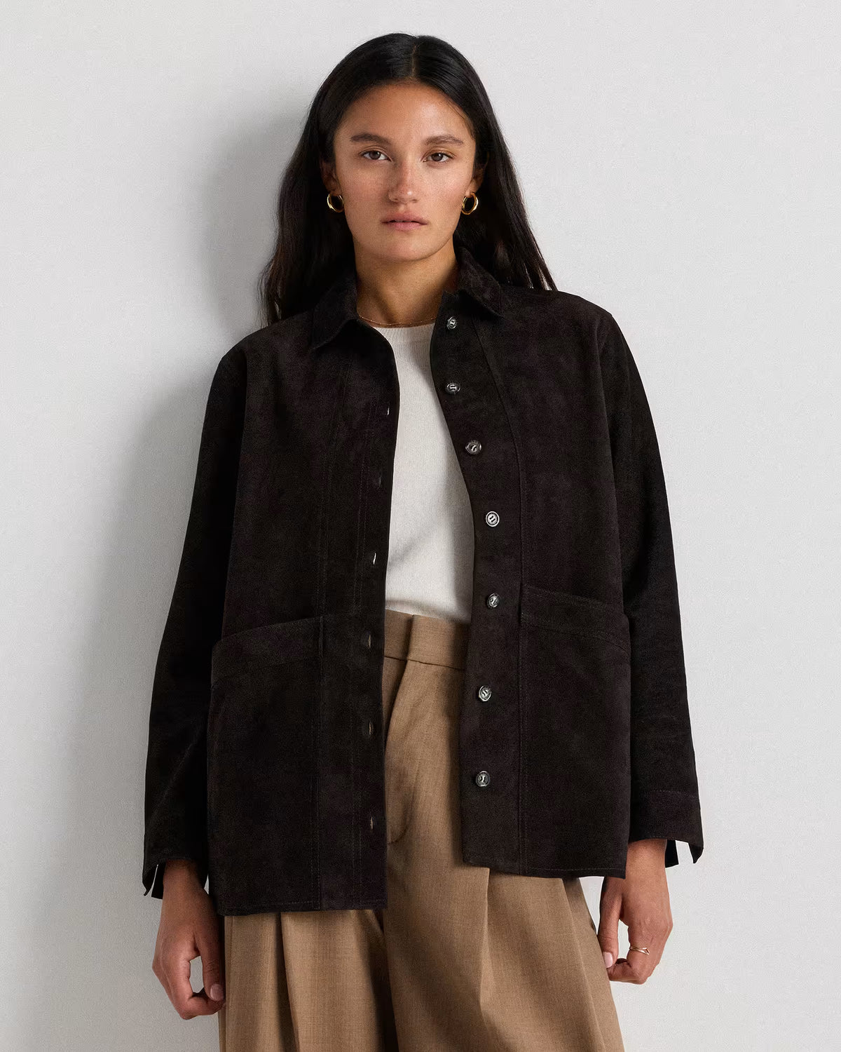 100% Suede Chore Jacket - US 3538