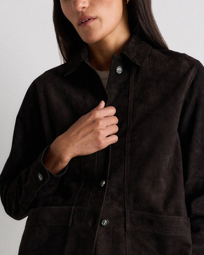 100% Suede Chore Jacket - US 3538
