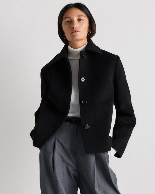 Wool Cashmere Short Coat - US 4970