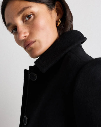 Wool Cashmere Short Coat - US 4970