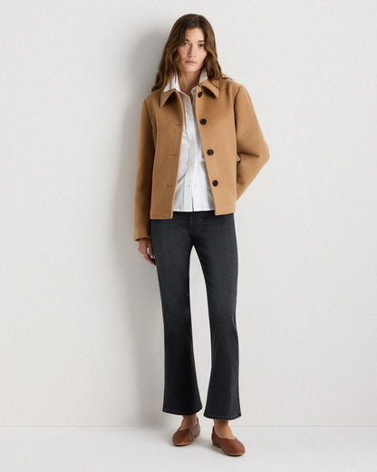 Wool Cashmere Short Coat - US 4022