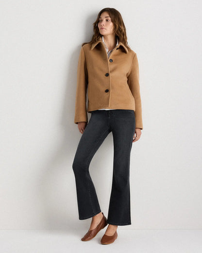 Wool Cashmere Short Coat - US 4022