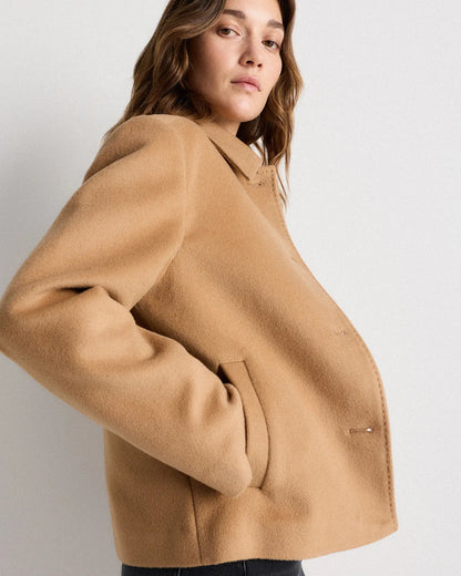Wool Cashmere Short Coat - US 4022