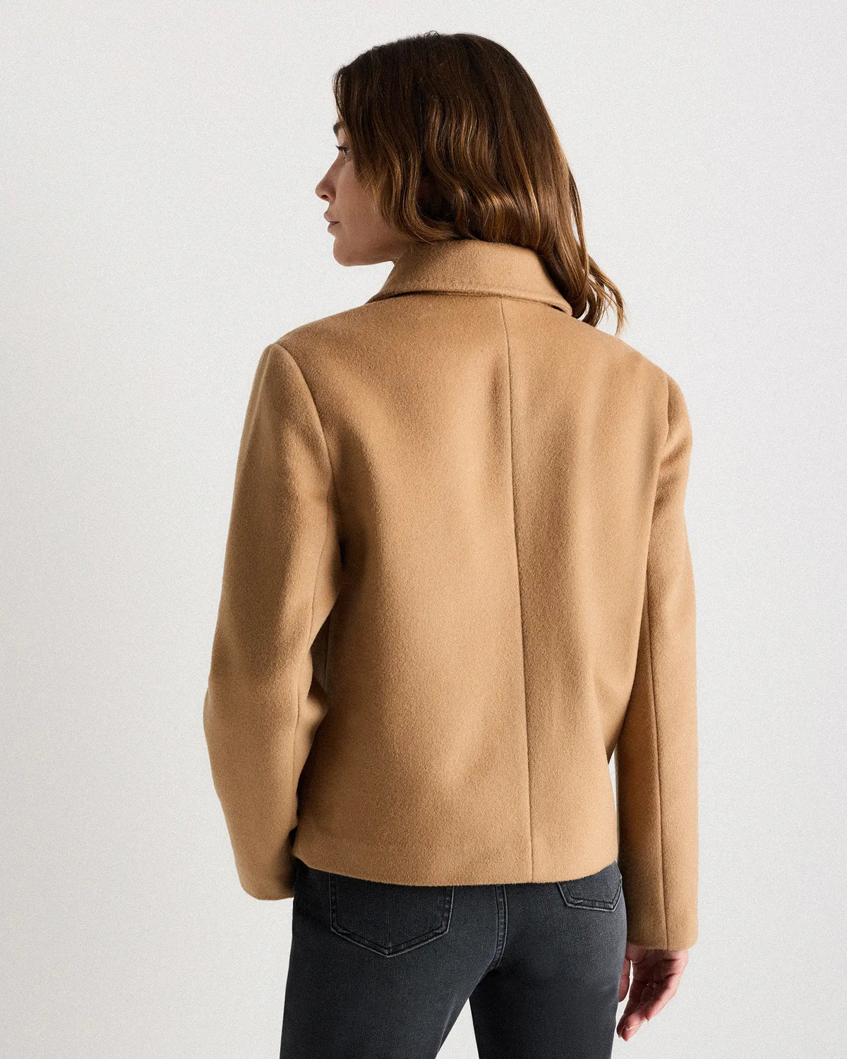 Wool Cashmere Short Coat - US 4022