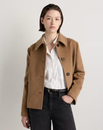 Wool Cashmere Short Coat - US 2309