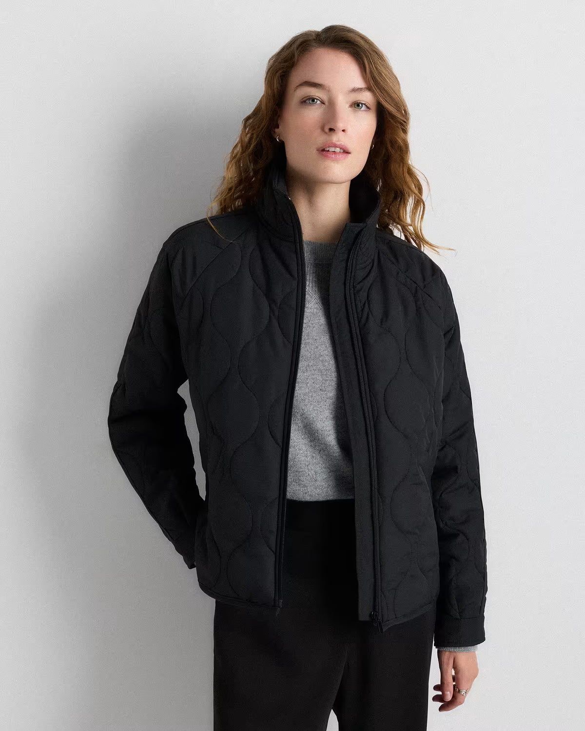 Featherless Quilted Packable Puffer Jacket - US 9214