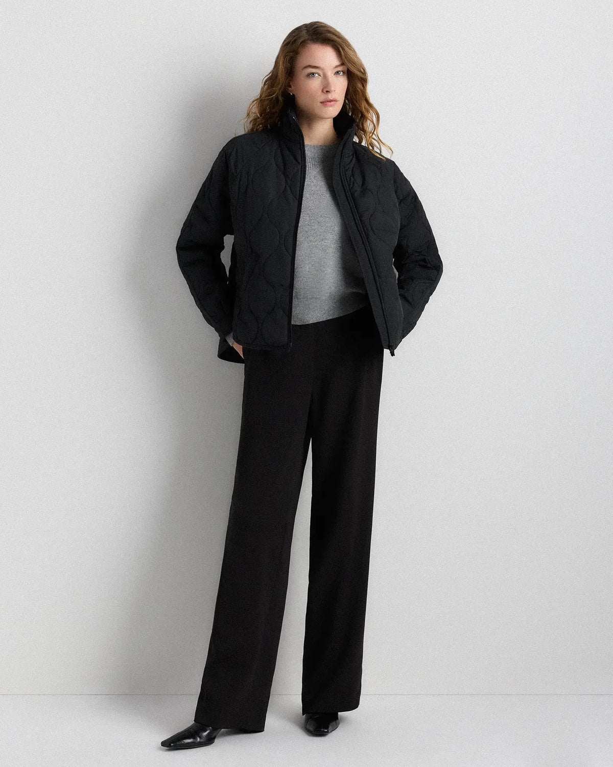 Featherless Quilted Packable Puffer Jacket - US 9214