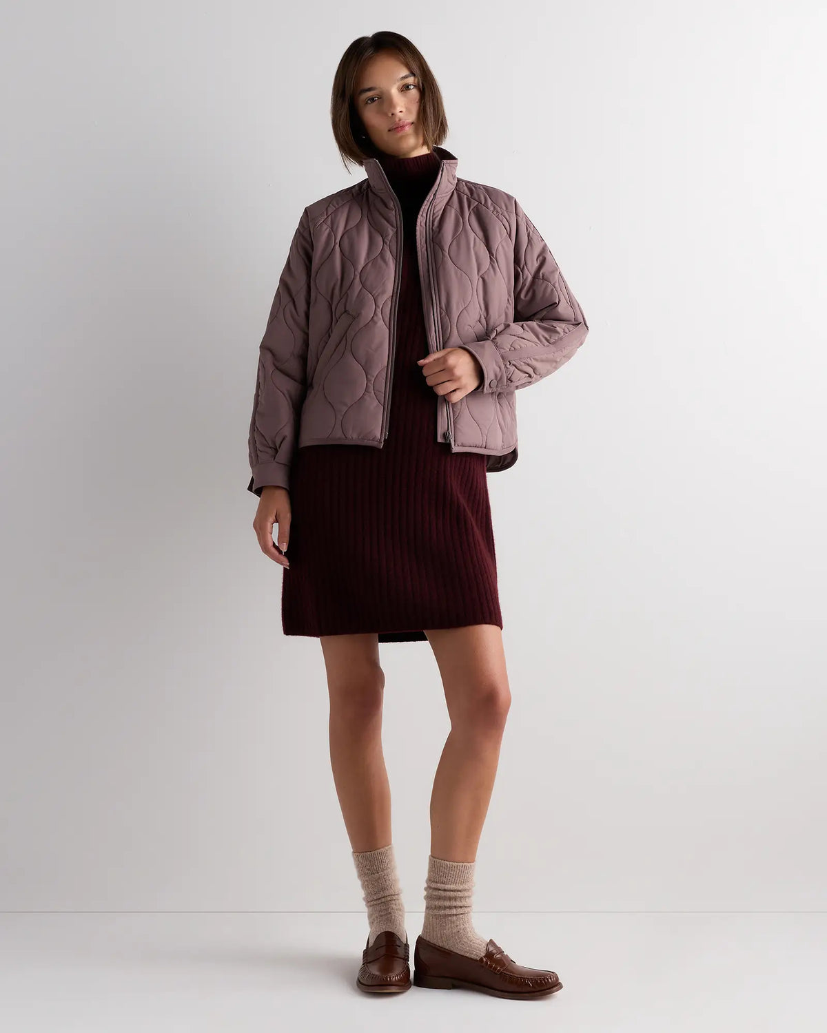 Featherless Quilted Packable Puffer Jacket - US 1628