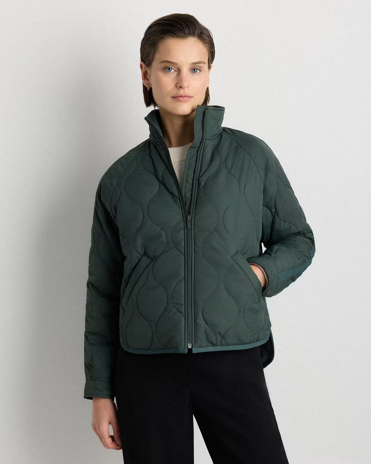 Featherless Quilted Packable Puffer Jacket - US 3733