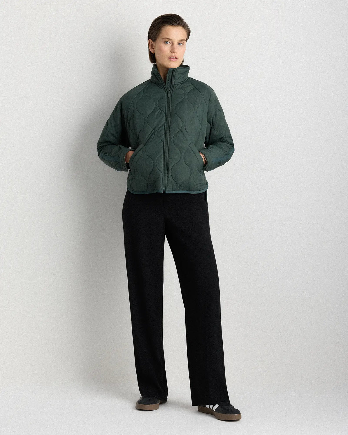 Featherless Quilted Packable Puffer Jacket - US 3733