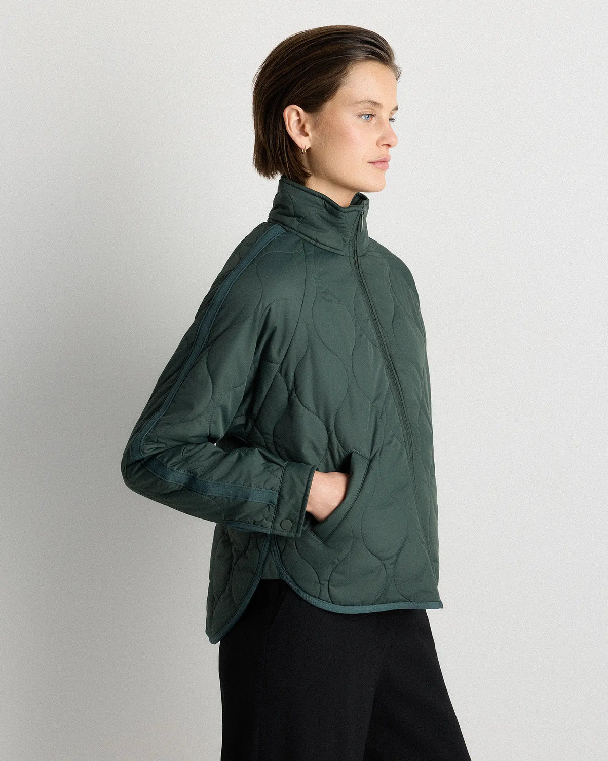 Featherless Quilted Packable Puffer Jacket - US 3733