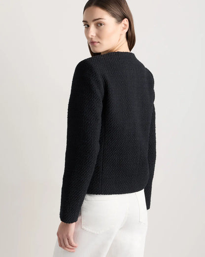 Tweed Collarless Jacket - US 8512