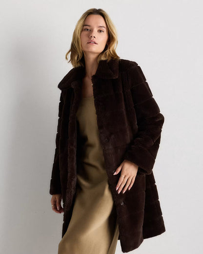Faux Fur Long Coat - US 1911