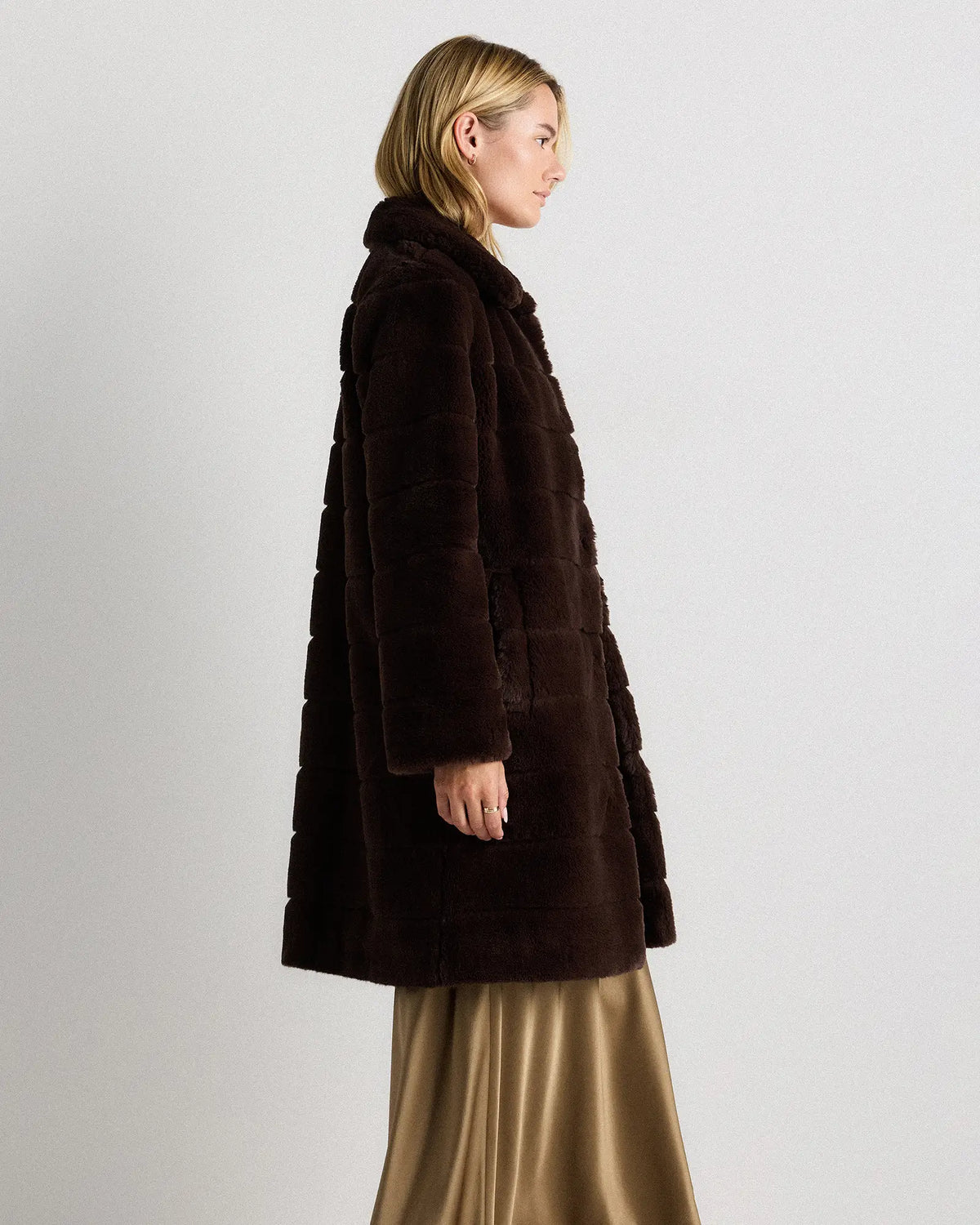 Faux Fur Long Coat - US 1911