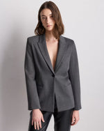Ultra-Stretch Ponte Single-Breasted Blazer - US 6628