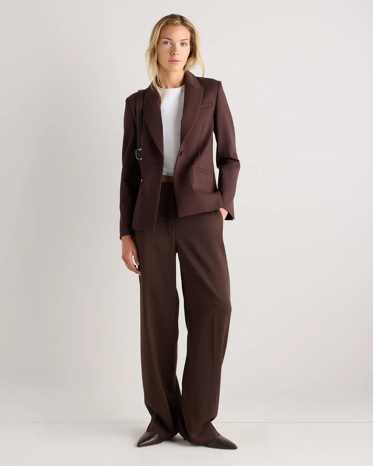 Ultra-Stretch Ponte Single-Breasted Blazer - US 2497